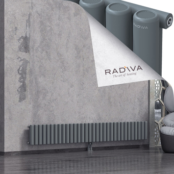 Mati Radiateur En Aluminium 300x2364 Anthracite - Thumbnail