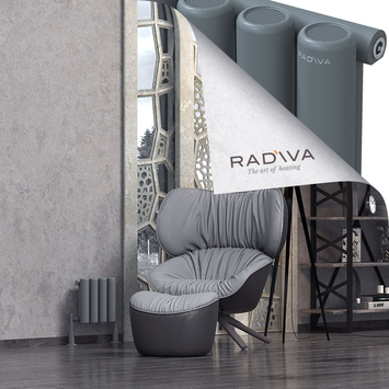 Mati Radiateur En Aluminium 300x292 Anthracite - Thumbnail