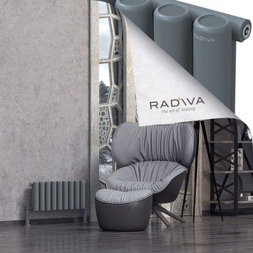 Mati Radiateur En Aluminium 300x662 Anthracite - Thumbnail