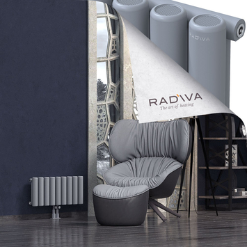 Mati Radiateur En Aluminium 300x662 Gris - Thumbnail