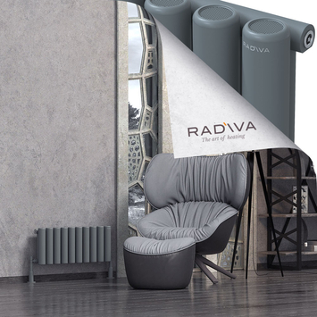 Mati Radiateur En Aluminium 300x736 Anthracite - Thumbnail