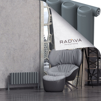 Mati Radiateur En Aluminium 300x884 Anthracite - Thumbnail