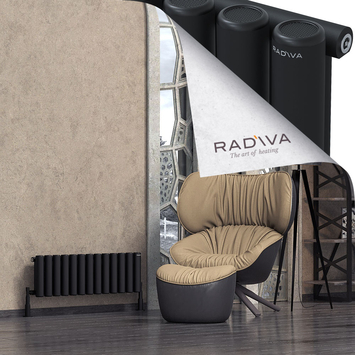 Mati Radiateur En Aluminium 300x958 Noir - Thumbnail