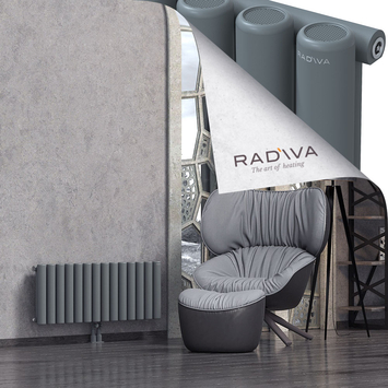 Mati Radiateur En Aluminium 400x1032 Anthracite - Thumbnail