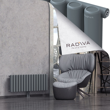 Mati Radiateur En Aluminium 400x1106 Anthracite - Thumbnail