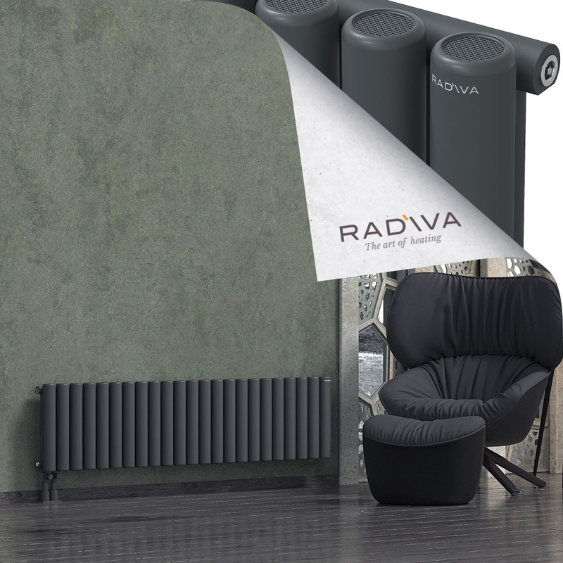 Mati Radiateur En Aluminium 400x1698 Anthracite Foncé