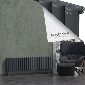 Mati Radiateur En Aluminium 400x1772 Anthracite Foncé - Thumbnail