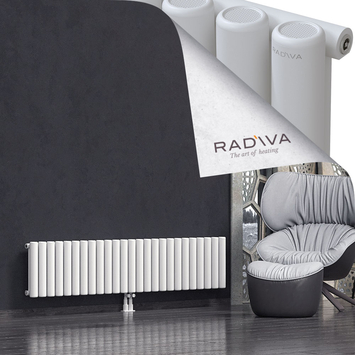 Mati Radiateur En Aluminium 400x1846 Blanc - Thumbnail