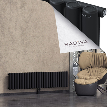 Mati Radiateur En Aluminium 400x1846 Noir - Thumbnail