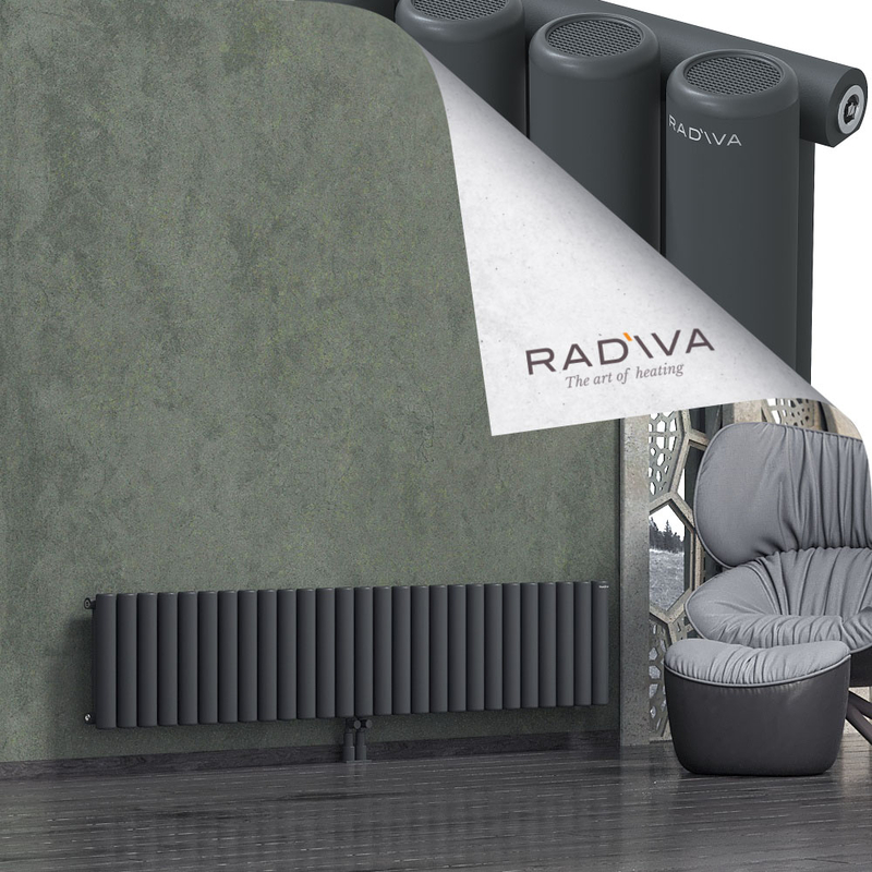 Mati Radiateur En Aluminium 400x1994 Anthracite Foncé