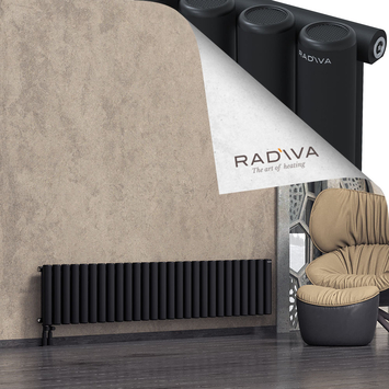 Mati Radiateur En Aluminium 400x1994 Noir - Thumbnail