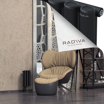 Mati Radiateur En Aluminium 400x218 Noir - Thumbnail