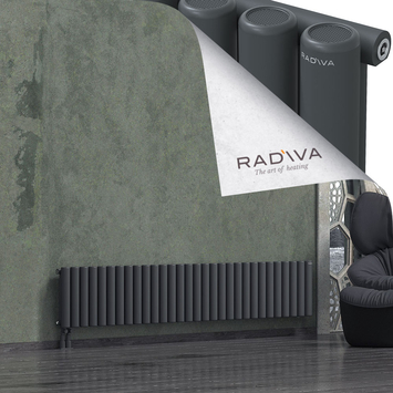 Mati Radiateur En Aluminium 400x2216 Anthracite Foncé - Thumbnail