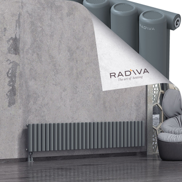 Mati Radiateur En Aluminium 400x2216 Anthracite - Thumbnail