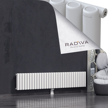 Mati Radiateur En Aluminium 400x2216 Blanc - Thumbnail