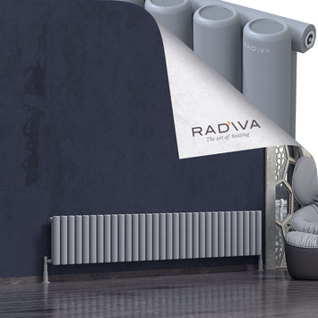 Mati Radiateur En Aluminium 400x2290 Gris - Thumbnail