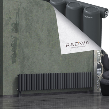 Mati Radiateur En Aluminium 400x2364 Anthracite Foncé - Thumbnail