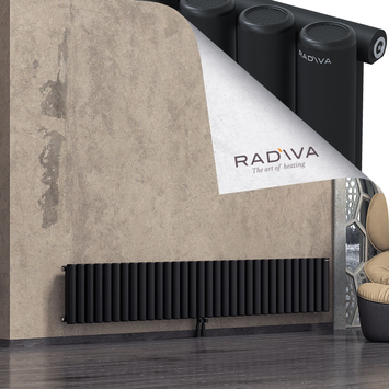 Mati Radiateur En Aluminium 400x2364 Noir - Thumbnail