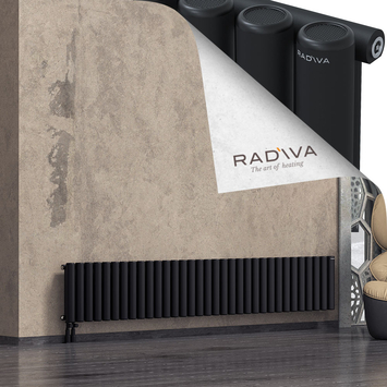 Mati Radiateur En Aluminium 400x2438 Noir - Thumbnail