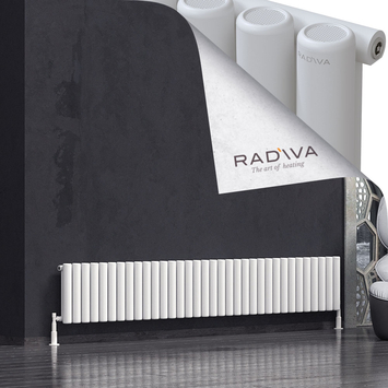 Mati Radiateur En Aluminium 400x2512 Blanc - Thumbnail