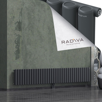 Mati Radiateur En Aluminium 400x2586 Anthracite Foncé - Thumbnail