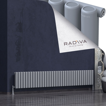 Mati Radiateur En Aluminium 400x2586 Gris - Thumbnail