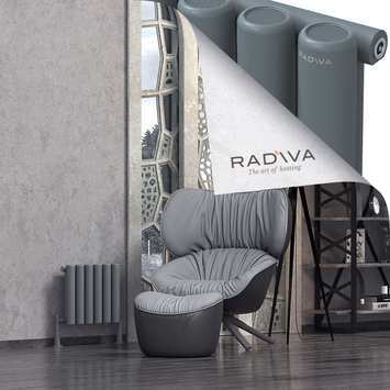 Mati Radiateur En Aluminium 400x440 Anthracite - Thumbnail