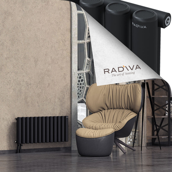 Mati Radiateur En Aluminium 400x958 Noir - Thumbnail