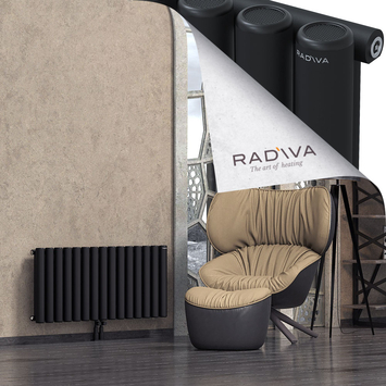 Mati Radiateur En Aluminium 500x1106 Noir - Thumbnail