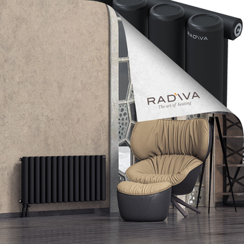 Mati Radiateur En Aluminium 500x1106 Noir - Thumbnail