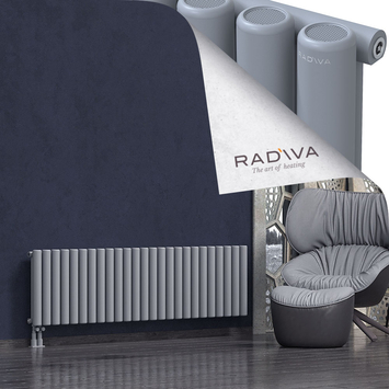 Mati Radiateur En Aluminium 500x1846 Gris - Thumbnail