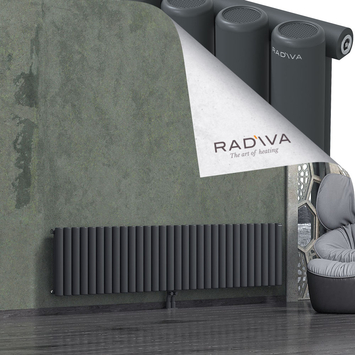 Mati Radiateur En Aluminium 500x2216 Anthracite Foncé - Thumbnail