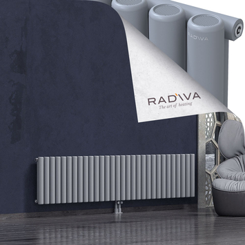 Mati Radiateur En Aluminium 500x2216 Gris - Thumbnail