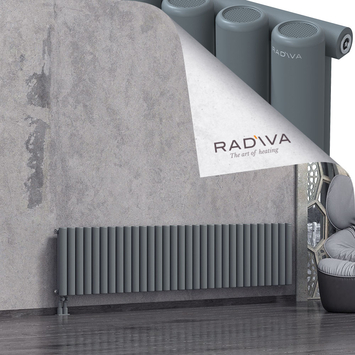 Mati Radiateur En Aluminium 500x2290 Anthracite - Thumbnail