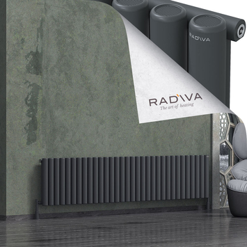 Mati Radiateur En Aluminium 500x2364 Anthracite Foncé - Thumbnail