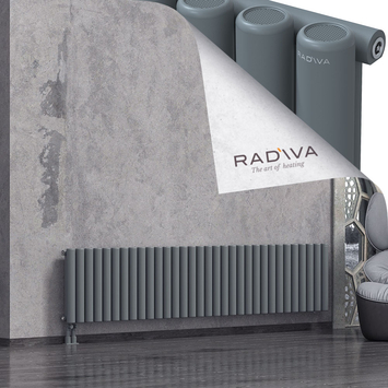 Mati Radiateur En Aluminium 500x2364 Anthracite - Thumbnail