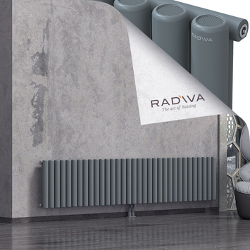 Mati Radiateur En Aluminium 500x2438 Anthracite - Thumbnail