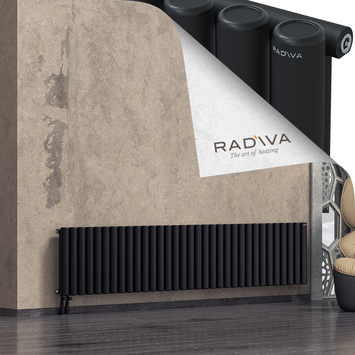 Mati Radiateur En Aluminium 500x2438 Noir - Thumbnail