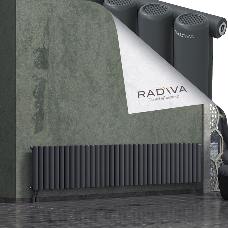 Mati Radiateur En Aluminium 500x2586 Anthracite Foncé