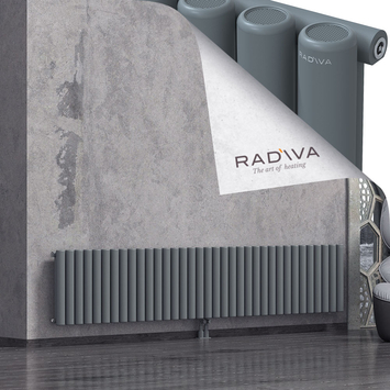 Mati Radiateur En Aluminium 500x2586 Anthracite - Thumbnail