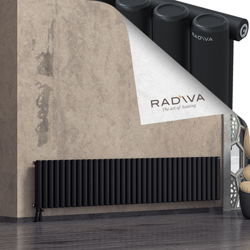 Mati Radiateur En Aluminium 500x2586 Noir - Thumbnail