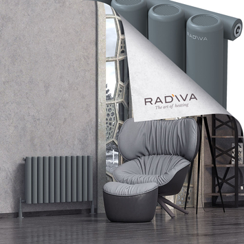 Mati Radiateur En Aluminium 500x884 Anthracite - Thumbnail