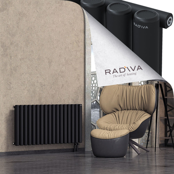 Mati Radiateur En Aluminium 600x1254 Noir - Thumbnail