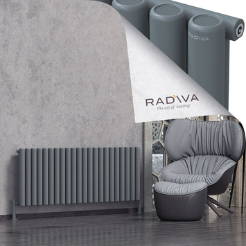 Mati Radiateur En Aluminium 600x1624 Anthracite - Thumbnail