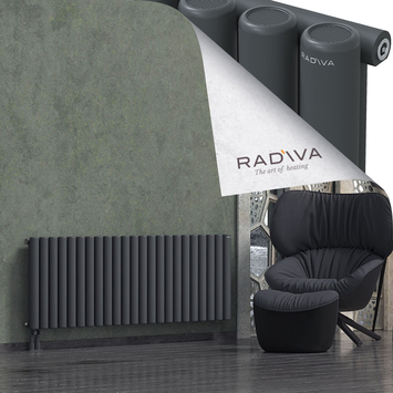 Mati Radiateur En Aluminium 600x1698 Anthracite Foncé - Thumbnail