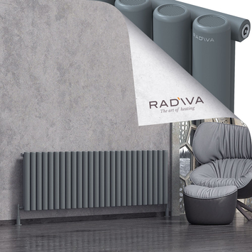 Mati Radiateur En Aluminium 600x1920 Anthracite - Thumbnail