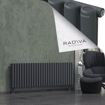 Mati Radiateur En Aluminium 600x1994 Anthracite Foncé - Thumbnail