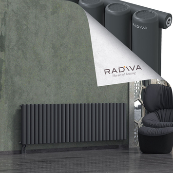 Mati Radiateur En Aluminium 600x2068 Anthracite Foncé - Thumbnail