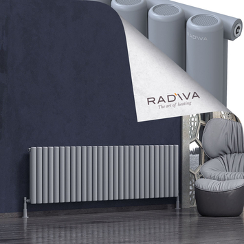 Mati Radiateur En Aluminium 600x2068 Gris - Thumbnail