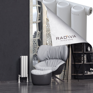 Mati Radiateur En Aluminium 600x218 Blanc - Thumbnail